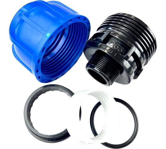 Муфта ПНД соединительная 63 - НР 1 1/2" Boutte 1649595