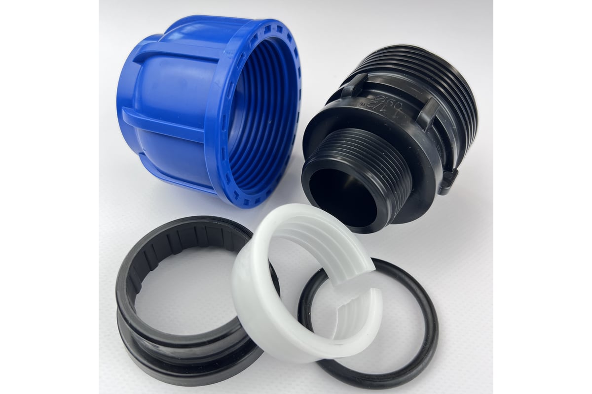 Муфта ПНД соединительная 50 - НР 1 1/2" Boutte 1649588 - выгодная цена ...