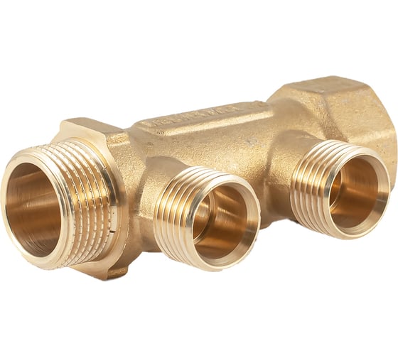 Латунный коллектор PROFACTOR в/н 3/4" х 2 вых 1/2"нар PF MF 262.2 1