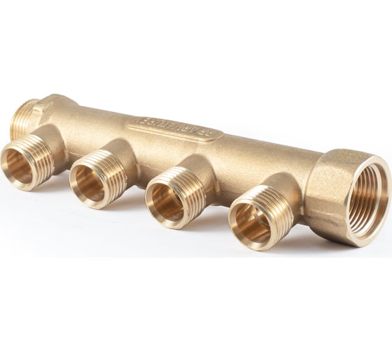 Коллектор латунный PROFACTOR в/н 3/4" х 4 вых 1/2" нар PF MF 262.4