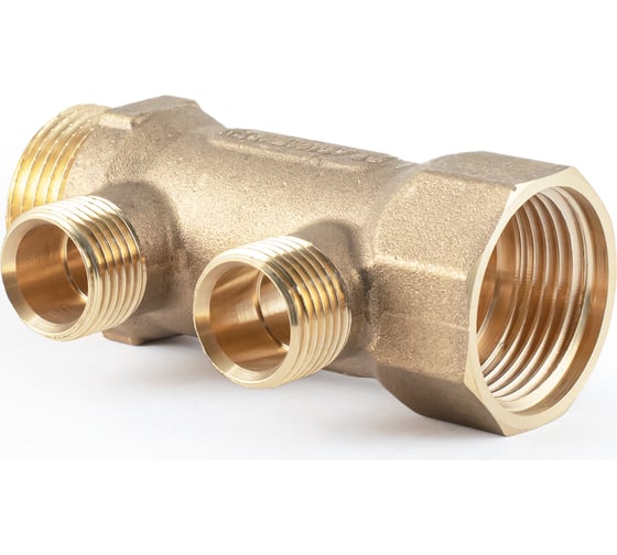 Коллектор латунный PROFACTOR в/н 1" х 2 вых 1/2" нар PF MF 263.2