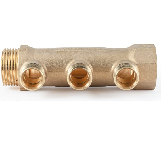 Коллектор латунный PROFACTOR в/н 1" х 3 вых 1/2" нар PF MF 263.3