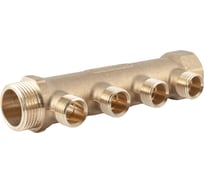 Коллектор латунный PROFACTOR в/н 1" х 4 вых 1/2" нар PF MF 263.4