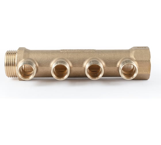 Коллектор латунный PROFACTOR в/н 1" х 4 вых 1/2" нар PF MF 263.4
