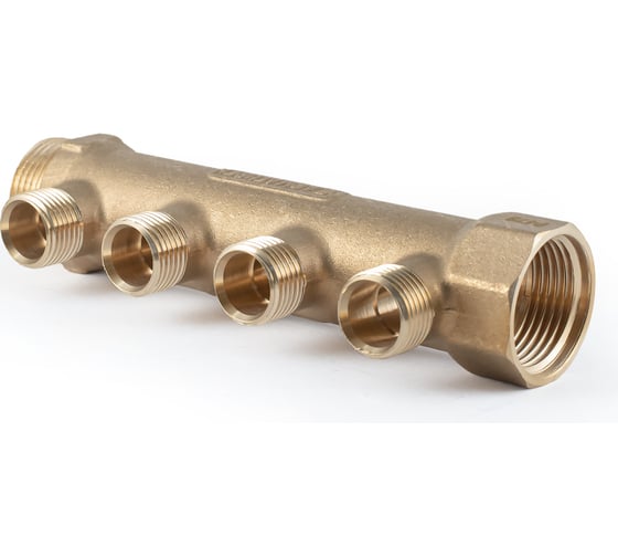 Коллектор латунный PROFACTOR в/н 1" х 4 вых 1/2" нар PF MF 263.4