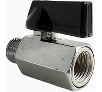 Шаровой кран переходник Pegas pneumatic резьба внутренняя и наружная 1/4" FXM 4404