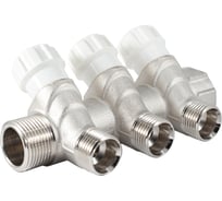 Коллектор с регулировочными вентилями PROFACTOR в/н 3/4" х 3 вых 1/2"нар PF MV 268.3