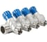 Коллектор с регулировочными вентилями PROFACTOR в/н 3/4" х 4 вых 1/2"нар PF MV 268.4 1