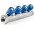 Коллектор с регулировочными вентилями PROFACTOR в/н 3/4" х 4 вых 1/2"нар PF MV 268.4 5
