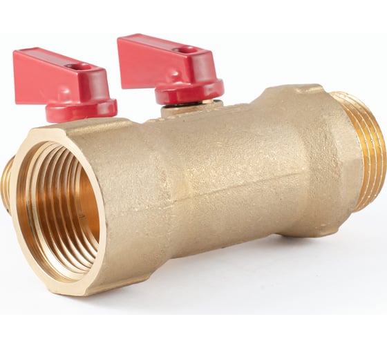 Коллектор с шаровыми кранами PROFACTOR в/н 1" х 2 вых 1/2"нар PF MV 265.2