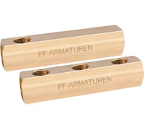 Коллектор PROFACTOR латунный, односторонний в/в 3/4" х 3 вых 1/2"вн PF MF 258.3