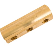 Коллектор PROFACTOR латунный, односторонний в/в 1" х 3 вых 1/2"вн PF MF 259.3