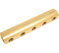 Коллектор PROFACTOR латунный? двусторонний в/в 1" х 5 вых 1/2"вн PF MF 260.5