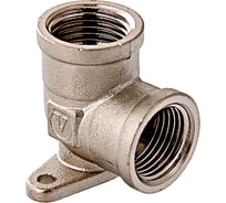 Угольник с креплением VT751 (1/2"; внутренняя-внутренняя) для трубопровода VALTEC 00000694