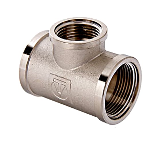 Тройник переходной VT750 (1"х1/2"х1"; внутренняя) для трубопровода VALTEC 00000676