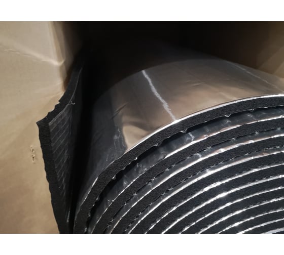 Теплоизоляционный рулон РУ-ФЛЕКС СТ-СК АЛЮ 19x1000-10 10 м2 8124