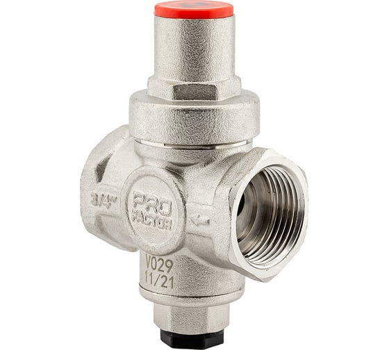 Редуктор давления PROFACTOR поршневой, c коннектором манометра 3/4" PF PRV 251.20