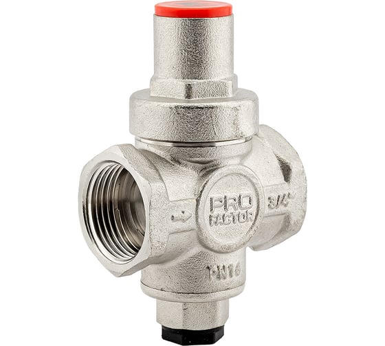 Редуктор давления PROFACTOR поршневой, c коннектором манометра 3/4" PF PRV 251.20