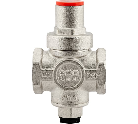 Редуктор давления PROFACTOR поршневой, c коннектором манометра 3/4" PF PRV 251.20