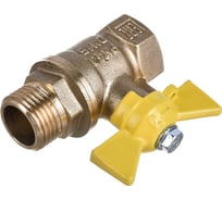 Шаровой кран для газа VALFEX 1/2" ВР/НР ручка-бабочка, латунный 11Б27фтМ VF.278.LB3.012.Bir