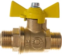Шаровой кран для газа VALFEX 1/2" НР/НР ручка-бабочка, латунный 11Б27фтМ VF.279.LB3.012.Bir