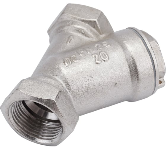 Сетчатый фильтр для газа VALFEX 3/4" ВР/ВР латунный под пломбу никелированный 46Б5фт VF.193.LN0.034.Bir