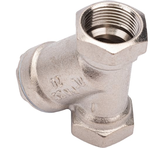 Сетчатый фильтр для воды VALFEX 3/4" ВР/ВР латунный, под пломбу, никелированный 46Б5фт1 VF.192.LN0.034.Bir