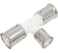 Переходный тройник HENCO уменьшенный в центре, ПВДФ пресс , белый, 32x26x32 10PKW-322632