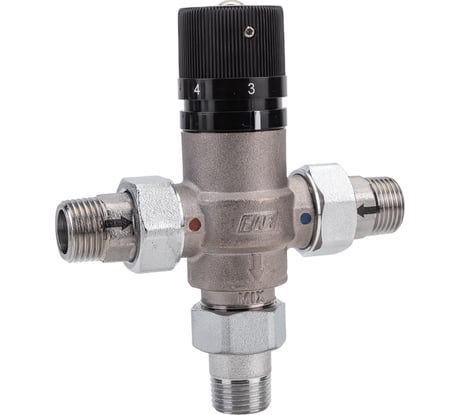 Термостатический смеситель FAR 1/2", американки Тmax 95 оC FA 3956 12