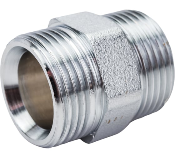 Ниппель FAR хромированный, 3/4"EU х 3/4"EU FC 5800 34