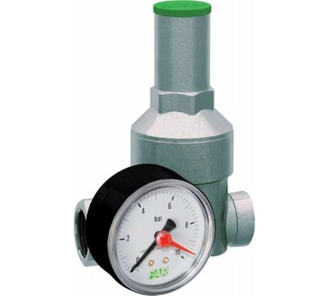 Редуктор FAR 3/4" ВР-ВР хром, с манометром FA 2855 34