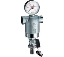 Фильтр FAR 1/2" ВР-ВР, с манометром, 300 мкм, Max: 95 C, 25 бар FA 3948 12