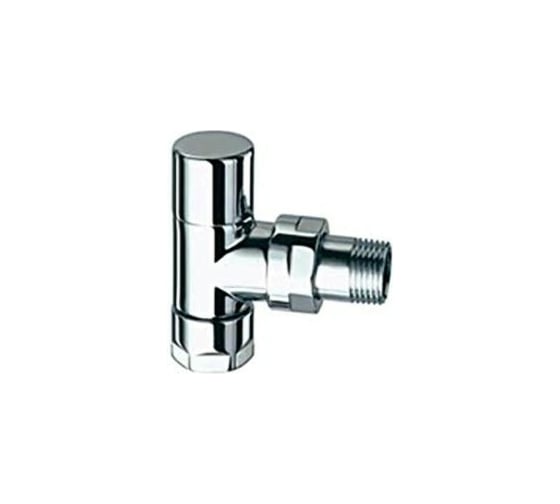 Запорный угловой вентиль FAR Top 1/2" гайка М24x19, серебро, EPDM FL 0128 12P