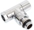 Запорный угловой вентиль FAR Top 1/2" гайка М24x19, серебро, EPDM FL 0128 12P 2
