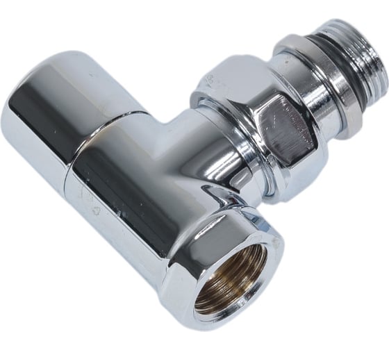 Запорный вентиль FAR угловой, 1/2" ВР серебро, EPDM / аналог FL 0165 FL 0138 12P