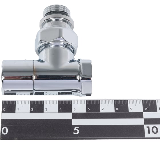 Запорный вентиль FAR угловой, 1/2" ВР серебро, EPDM / аналог FL 0165 FL 0138 12P