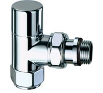 Запорный вентиль FAR угловой, гайка М24x19 серебро, 1/2" EPDM / аналог FL 0125 FL 0136 12P