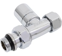 Запорный прямой вентиль FAR серебро, гайка М24x19, 1/2" EPDM FL 0205 12P