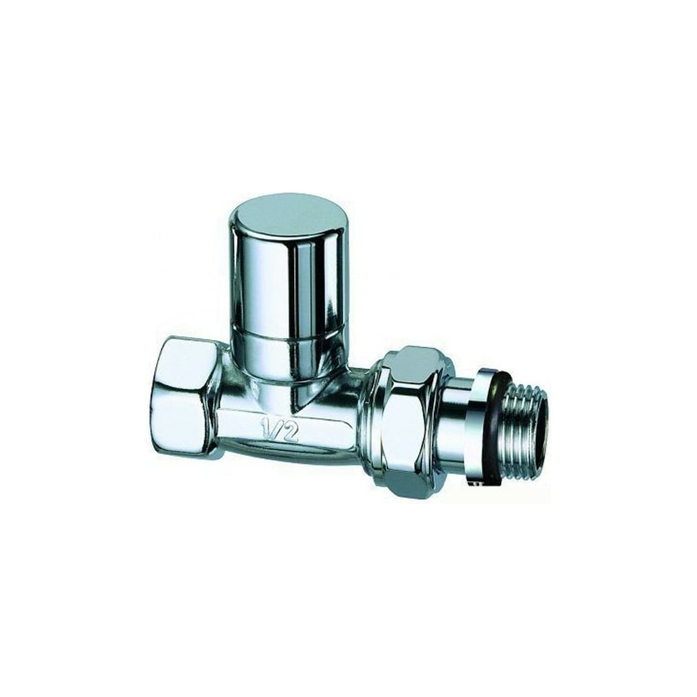 Запорный прямой вентиль FAR 1/2"ВР, серебро, EPDM FL 0245 12P ...