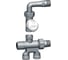 Термоузел бокового подключения для двух-трубной системы FAR 1/2 FT 1457 C12 1