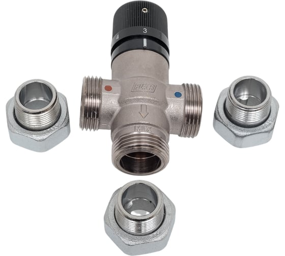 Термостатический смеситель FAR американка 3/4" FA 3956 34