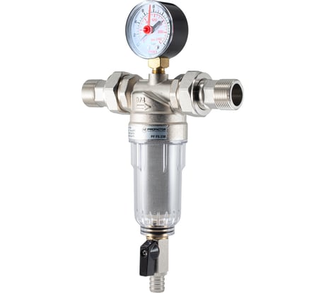 Фильтр промывной с манометром для холодной воды PROFACTOR 3/4" PF FS 238.20G