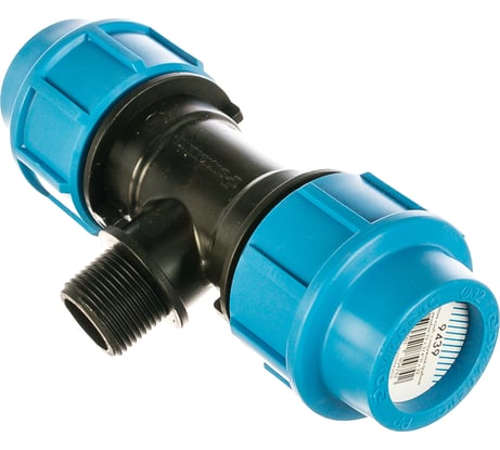 Тройник с наружной трубной резьбой (32 мм x 3/4” x 32 мм) Джилекс 9439