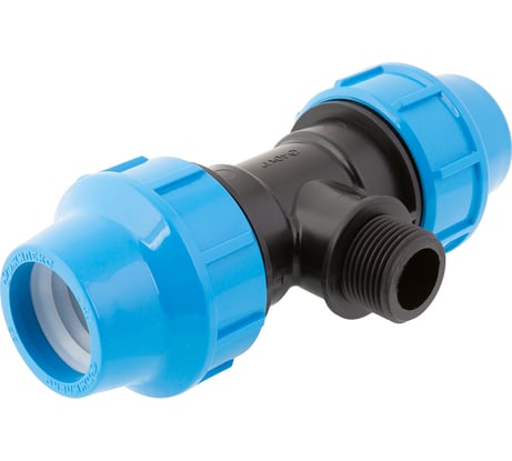 Тройник с наружной трубной резьбой (40 мм x1” x 40 мм) Джилекс 9445