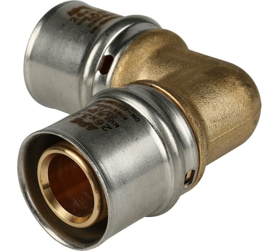 Угольник для металлопластиковых труб STOUT SFS-0003-002626 90 град, 26x26 RG008S9DIJ05GO