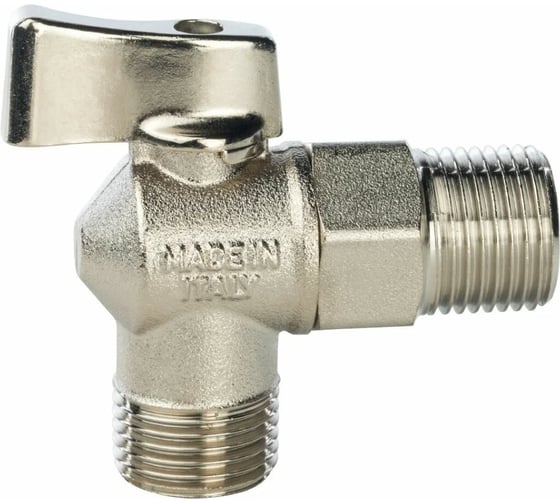 Угловой шаровой кран для бытовой техники STOUT SVB-0059-001212 1/2 RG008UJRB8RMR8