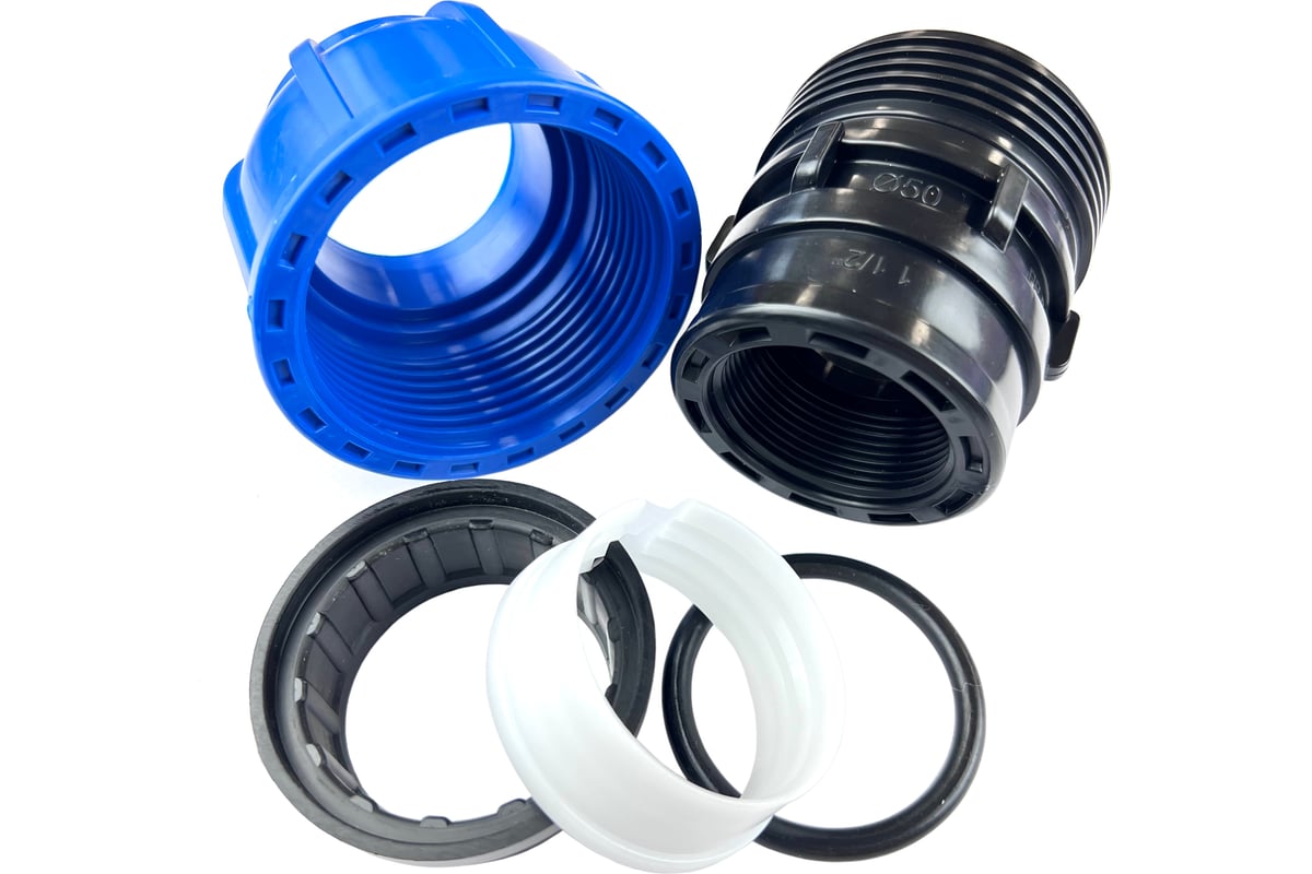 Муфта ПНД соединительная 50 мм - ВР 1 1/2" Boutte 1649250 - выгодная ...