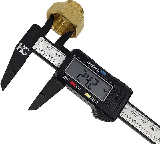 Переходная муфта HG 3/4" ВР х 1/2" НР, 2 шт 4960141