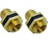 Штуцер для бочки HG 1/2" ВР х 3/4" НР х 25мм + уплотнитель, 2 шт 4960349 1