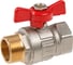 Шаровой кран AV Engineering 3/4" PN40 с внутренней-наружной резьбой, бабочка AVE093034 1